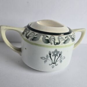 Nippon Sugar Bowl 2 Handles Vtg